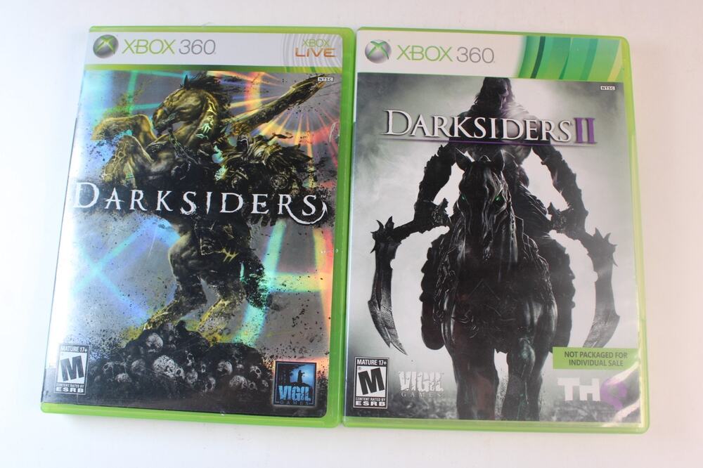 2 game lot/bundle: Darksiders 1 and 2 (Microsoft Xbox 360) Authentic, tested